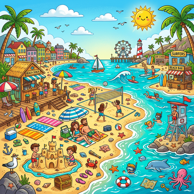 Beach Scene